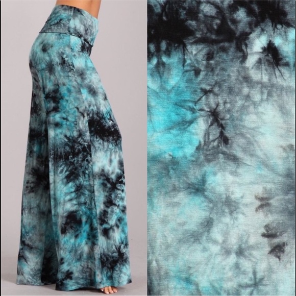 Small Left, Tie Dye Palazzo Pants, Size Small - Picture 2 of 2
